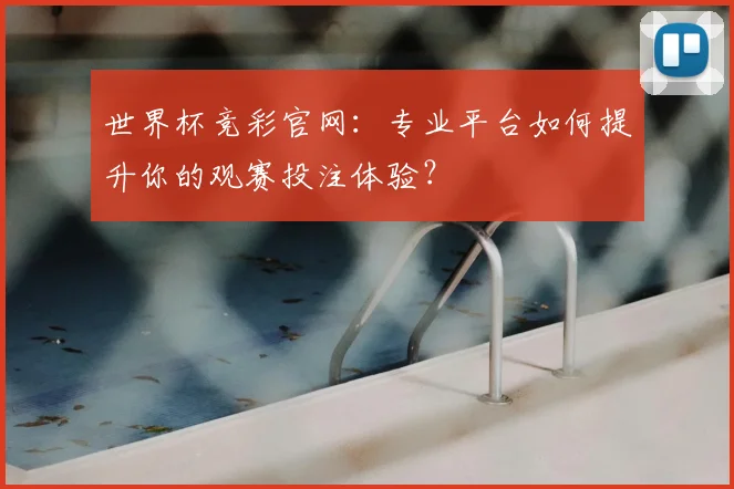 世界杯竞彩官网:专业平台如何提升你的观赛投注体验?