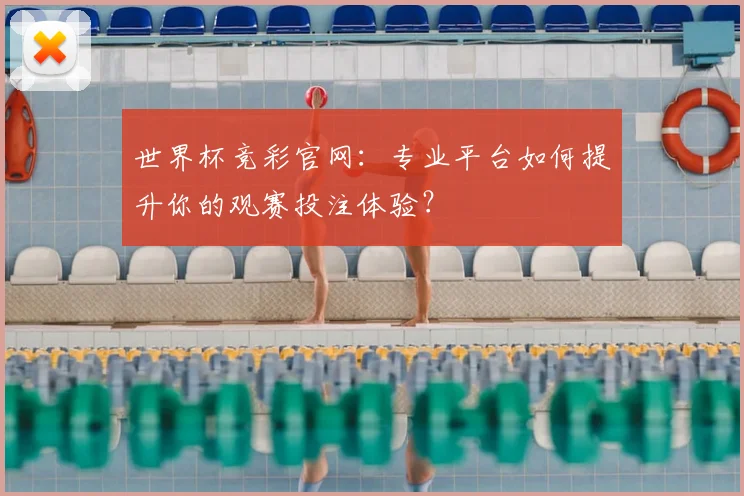 世界杯竞彩官网:专业平台如何提升你的观赛投注体验?