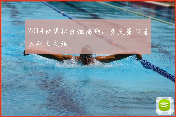 2014世界杯分组揭晓，多支豪门落入死亡之组